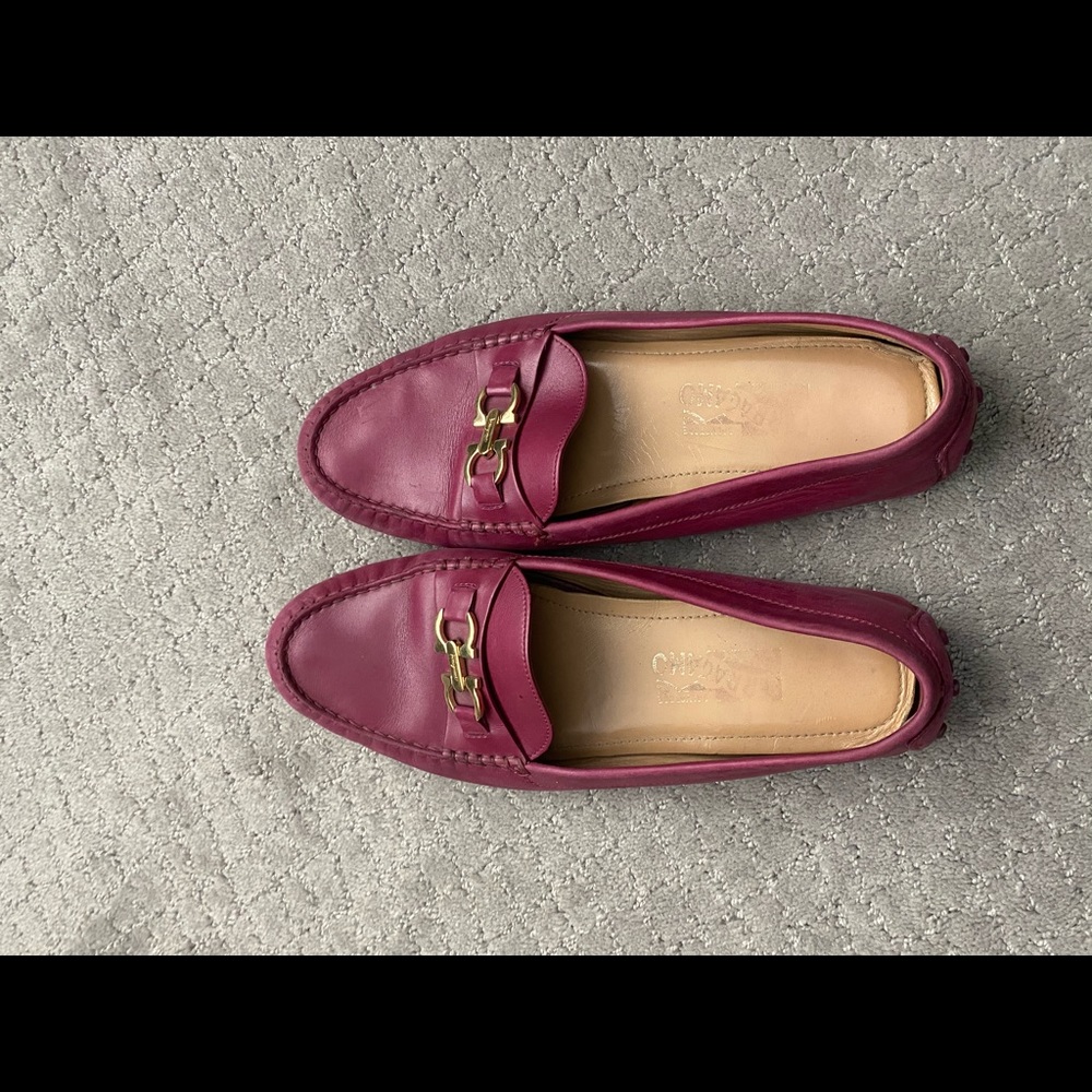 Salvatore Ferragamo Gancini Driver Moccasin